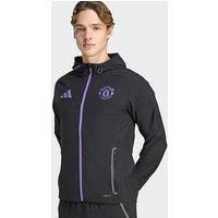 adidas Mens Manchester United Travel Jacket Outerwear 2025 2026 Long Sleeve