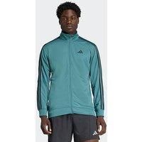 Adidas Mens Training Essentials 3 Stripe Track Top - Green