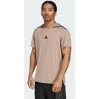 adidas Designed for Training Pro-Series T-Shirt, Recycled Polyester, Brown