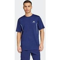 adidas Tech Apparel T-Shirt, Recycled Polyester, Blue
