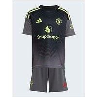 Adidas Manchester United Goal Keeper Mini Kit 25/26 Home Full Kit - Grey