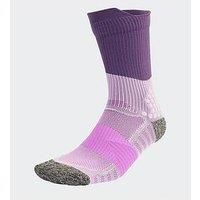adidas Unisex RUNxBOOST Sock 1PP, Powder Plum/Aurora Plum/Purple Burst, 10.5-12.5