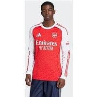 Adidas Mens Arsenal Long Sleeve Home Shirt 2025 2026 Domestic