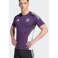 Adidas Mens Manchester United Training Jersey - Purple