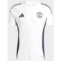 Manchester United adidas Football Training T-Shirt Men's White