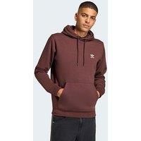 Adidas Originals Men'S Trefoil Essentials Hoody - Brown