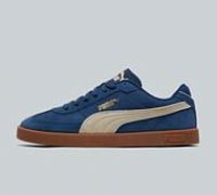 Puma Club II Era Suede Trainer - Blue - Size 6