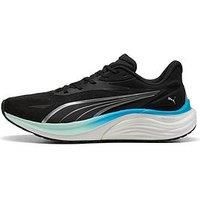 PUMA Men/'s Electrify Nitro 4 Road Running Shoe, Black-Mint MELT-Speed Blue, 6.5 UK