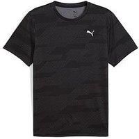 Puma Mens Training Flex Jacquard T-Shirt - Black