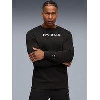 Puma Mens Puma X Hyrox Heavyweight Crewneck - Black