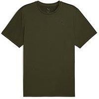 Puma Mens Training Essentials Solid Cat T-Shirt - Green