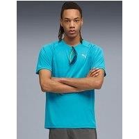 PUMA Mens Velocity Running T-Shirt Blue Size S