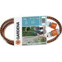GARDENA Connection Set Comfort FLEX, 13 mm (1/2 Inch), 1.5 m: Hose adapter for hooking up the hose trolley, high-quality hose with quick couplings and a tap connector, 25 bar burst pressure (18040-20)