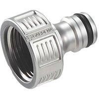 GARDENA Premium Tap Connector, 26.5 mm (G 3/4"): Adapter for taps, frost-resistant, packaged (18241-20)