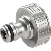 GARDENA Premium Tap Connector, 33.3 mm (G 1"): Adapter for taps, frost-resistant, packaged (18242-20)