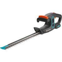 GARDENA EasyCut Li Battery Hedge Trimmer: Hedge trimmer with high-performance 14.4 V battery, ErgoTec handle, and impact protection (9836-28)