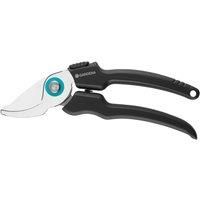 Gardena EcoLine garden secateurs: Durable secateurs with bypass blade, with sap groove and wire cutter, 18 mm cutting diameter, ergonomic handle (12210-20)
