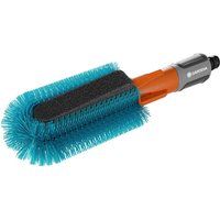 Gardena Cleansystem Bicycle Brush: Cleaning Brush for Washing Bicycles, Trailers or pushchairs, incl. Replaceable Sponge, with Water-Flow Regulation (18848-20)