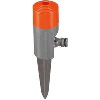 GARDENA Classic Spray Sprinkler Fox: Gentle lawn sprinkler for the smallest are (maximum 11 m diameter), ideal for beds and front gardens, can be fixed securely in the ground; mobile use (1951-20)