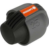 GARDENA Sprinklersystem End Piece: End piece for GARDENA connecting pipe, 25 mm pipe connection, compatible with GARDENA connecting pipe, tool-free installation (2778-20)