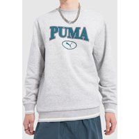 PUMA Squad Crew Fl Sweatshirt, Light Grey Heather, L