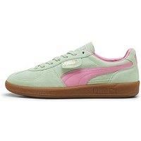 Puma Women'S Palermo Trainers - Green/Pink