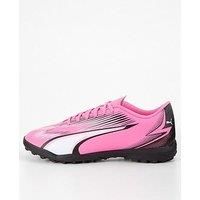Puma Unisex Adults Ultra Play Tt Soccer Shoes, Poison Pink-Puma White-Puma Black, 10 UK