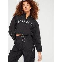 PUMA Fit Move Women/'s Black Windbreaker Jacket Large, Black, L