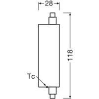 OSRAM LED bulb rod R7s 20W 3,000K 300