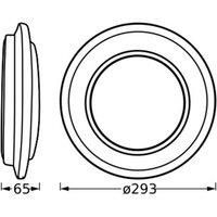 OSRAM ORBIS BERLIN LED ceiling light, black, 30 cm, metal