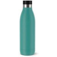 TEFAL BLUDROP Water Bottle, Reusable Stainless Steel Bottle, Hot and Cold Drinks, Dishwasher-Safe, Leak-Proof, 0.5 L, Green