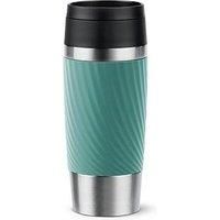 Tefal Travel Mug Classic Twist, Comfort Screw Lid, Quick Press, Soft-Touch Sleeve, Travel-Ready, Reusable, 100% Leak-Proof, Keeps Drinks Cold (8 hrs) and Hot (4 hrs), 360° Drinking, N2024310