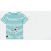 Kids' Carousel Horse Print Short Sleeve Cotton Top - 7 Sizes!