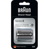 Braun Series 8 83M Electric Shaver Head Replacement - Silver - Compatible with Series 8