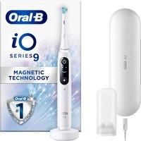 Oral-B iO9 White Ultimate Clean Electric Toothbrush for Adults, Revolutionary Magnetic Technology, Colour Display, 1 Toothbrush Head, 1 Charging Travel Case, 7 Modes, Gift for Men/Women, 2020 Edition