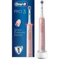 Oral-B - Pro 3 3000 3D White Pink for Men and Women