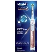 OralB OralB Genius X Rose Gold Electric Toothbrush Designed By Braun