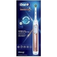 OralB OralB Genius X Rose Gold Electric Toothbrush Designed By Braun