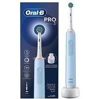 Oral-B Pro 3 3000 Cross Action Electric Toothbrush Blue - Imperfect Box