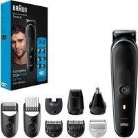 BRAUN 9-in-1 MGK5411 Wet & Dry All-in-one Trimmer Kit - Black & Blue