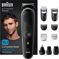 Braun All-In-One Style Kit Series 5 Mgk5440, 10-In-1 Kit For Beard, Hair, Manscaping & More