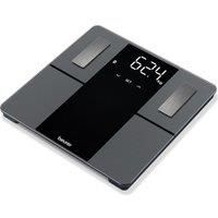 Beurer BF500 Body Analysis Scale | Digital Bathroom Scale with precise full-body analysis | Bluetooth Smart Scale with app connection | 180kg weight capacity