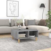 Coffee Table Grey Sonoma 60x60x30 cm Engineered Wood