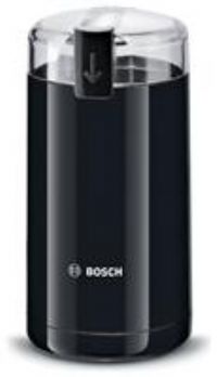 Bosch Coffee Electric Grinder, for 75 g Beans with One Touch Operation, Safety Function, Stainless Steel Chopping Blade, 180 watts, Black, MKM6003NGB