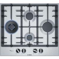Bosch PCI6A5B90 Serie 6 60cm 4 Burner Stainless Steel Gas Cooker Hob Kitchen