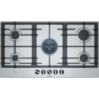 Bosch PCR9A5B90 Integrated Gas Hob Stainless Steel 5 Burners Kitchen Appliance