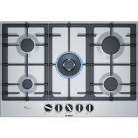 Bosch Serie 6 PCQ7A5B90 Integrated Gas Hob in Stainless Steel