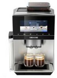Siemens TQ905GB3 EQ900 Fully automatic bean to cup coffee machine, with baristaMode, eGrinder, beanIdent System, 6.8” iSelect Display, Home Connect App - Stainless Steel