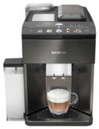 Siemens EQ500 Fully Automatic Coffee Machine with coffeeSelect Display, oneTouch DoubleCup, aromaDouble Shot, autoMilk Clean, ceramDrive and Home Connect in Dark Inox