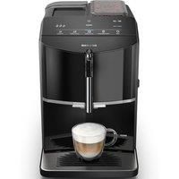 Siemens TF301G19 EQ300 Bean to Cup Fully Automatic Espresso coffee machine with milk frother, 4 coffee varieties, 3 coffee strengths, Black